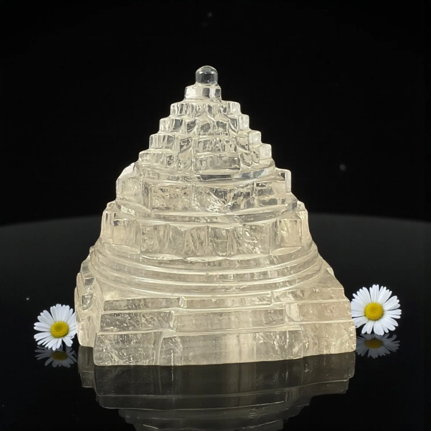 Clear Quartz Shri Yantra