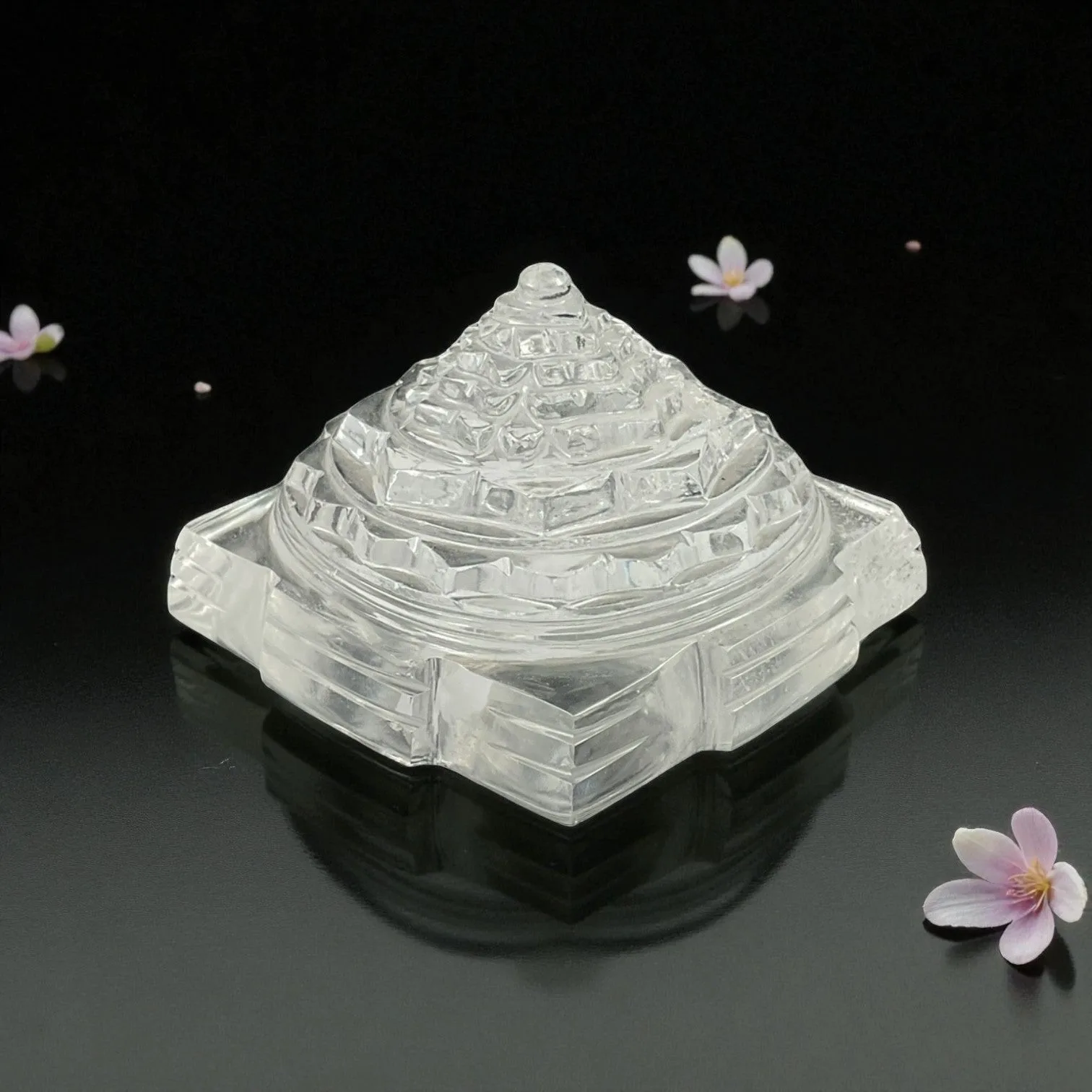Clear Quartz Shri Yantra