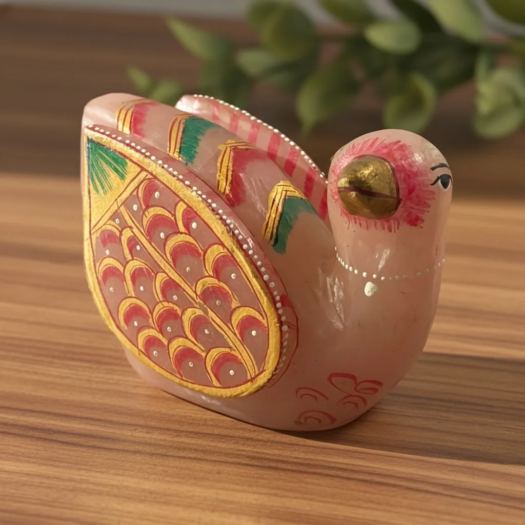 Rose Quartz Printed Duck