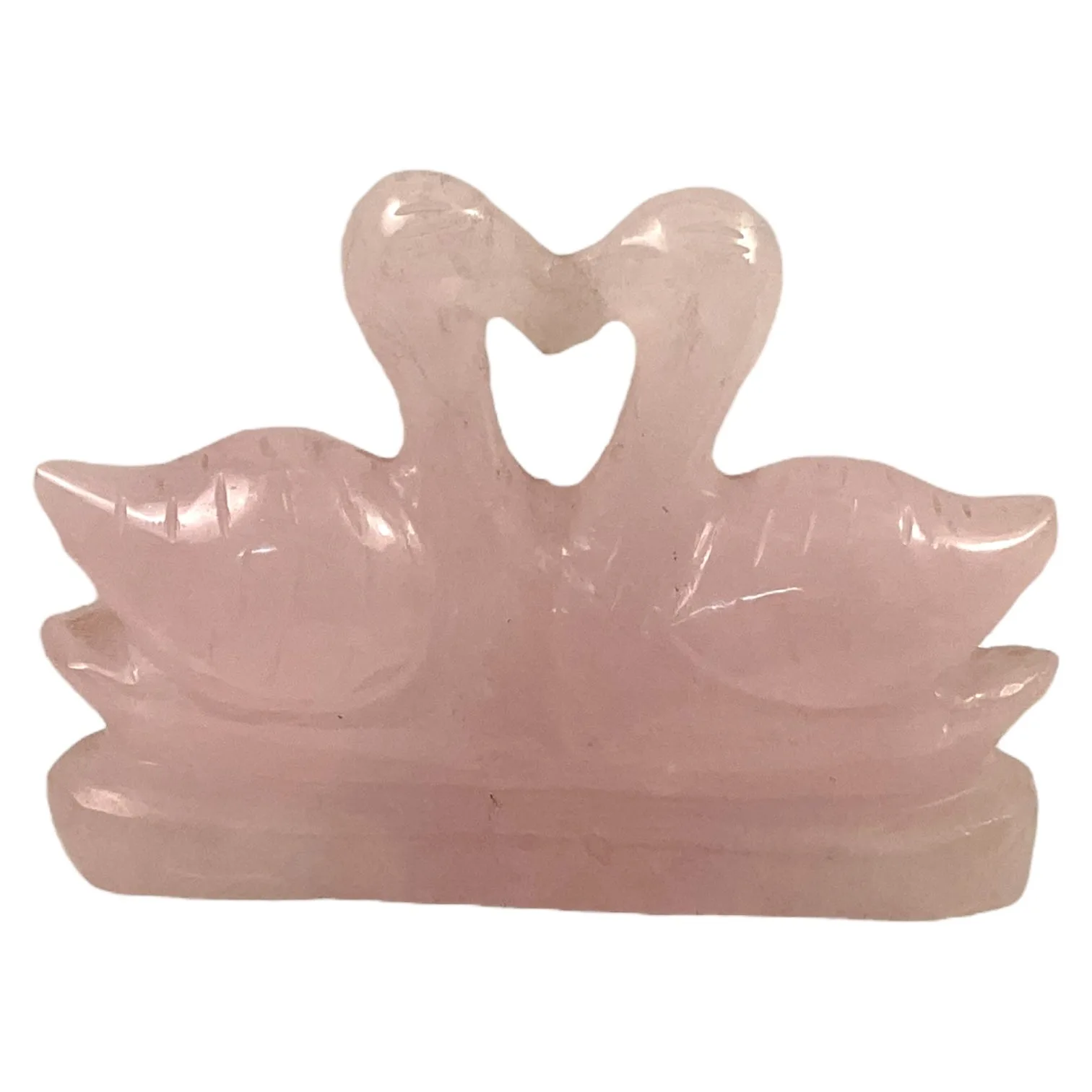 Rose Quartz Mandarin Ducks