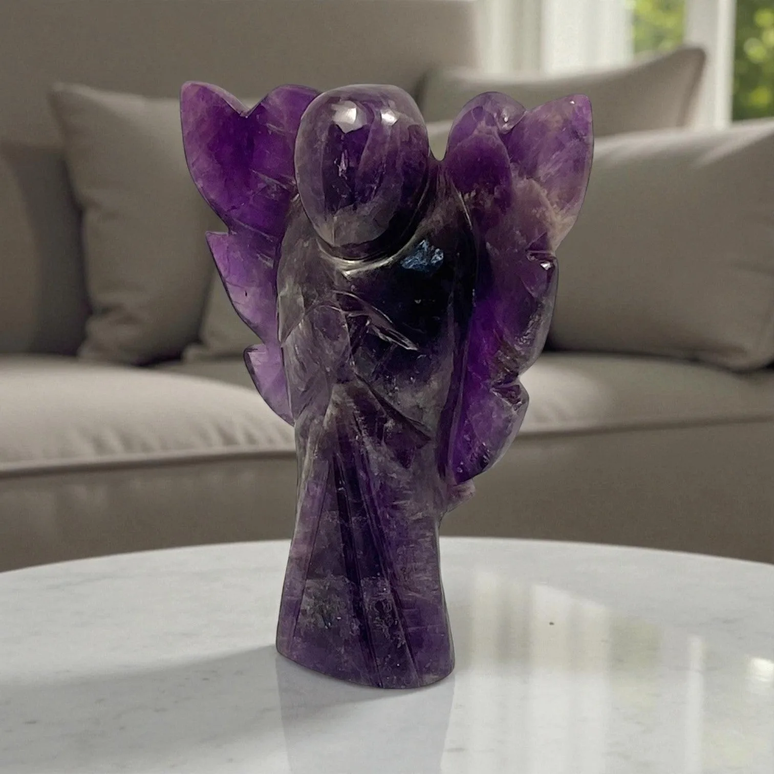 Amethyst Angel Statue