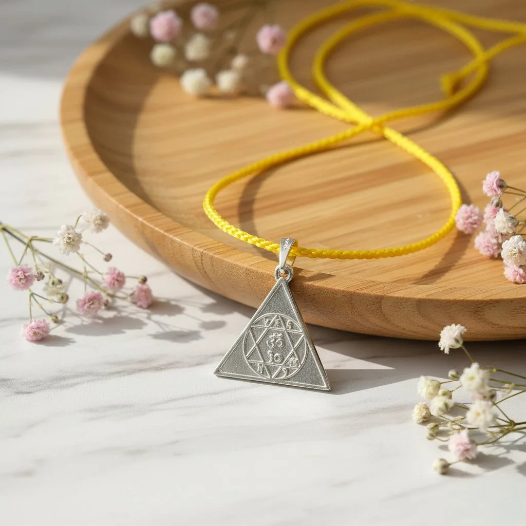 Gayatri Saraswati Yantra Pendant