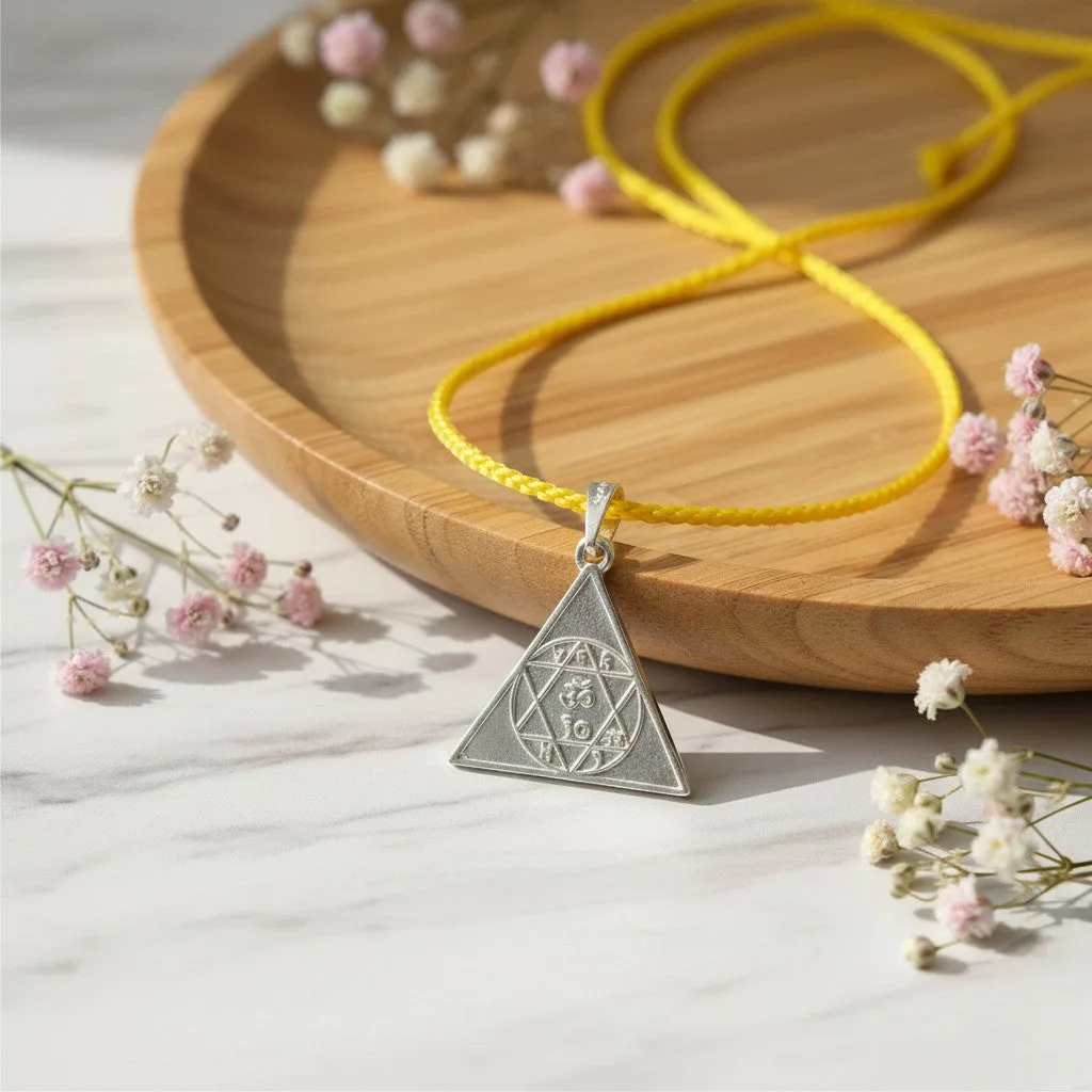 Gayatri Saraswati Yantra Pendant
