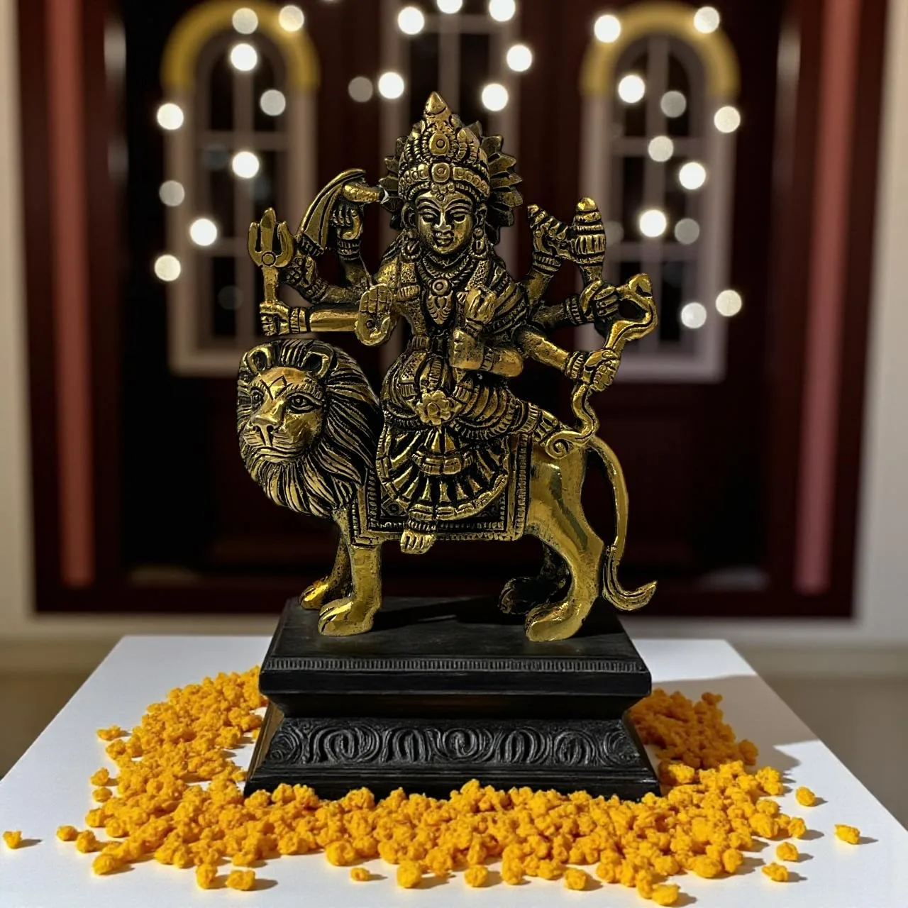 Brass Durga Maa