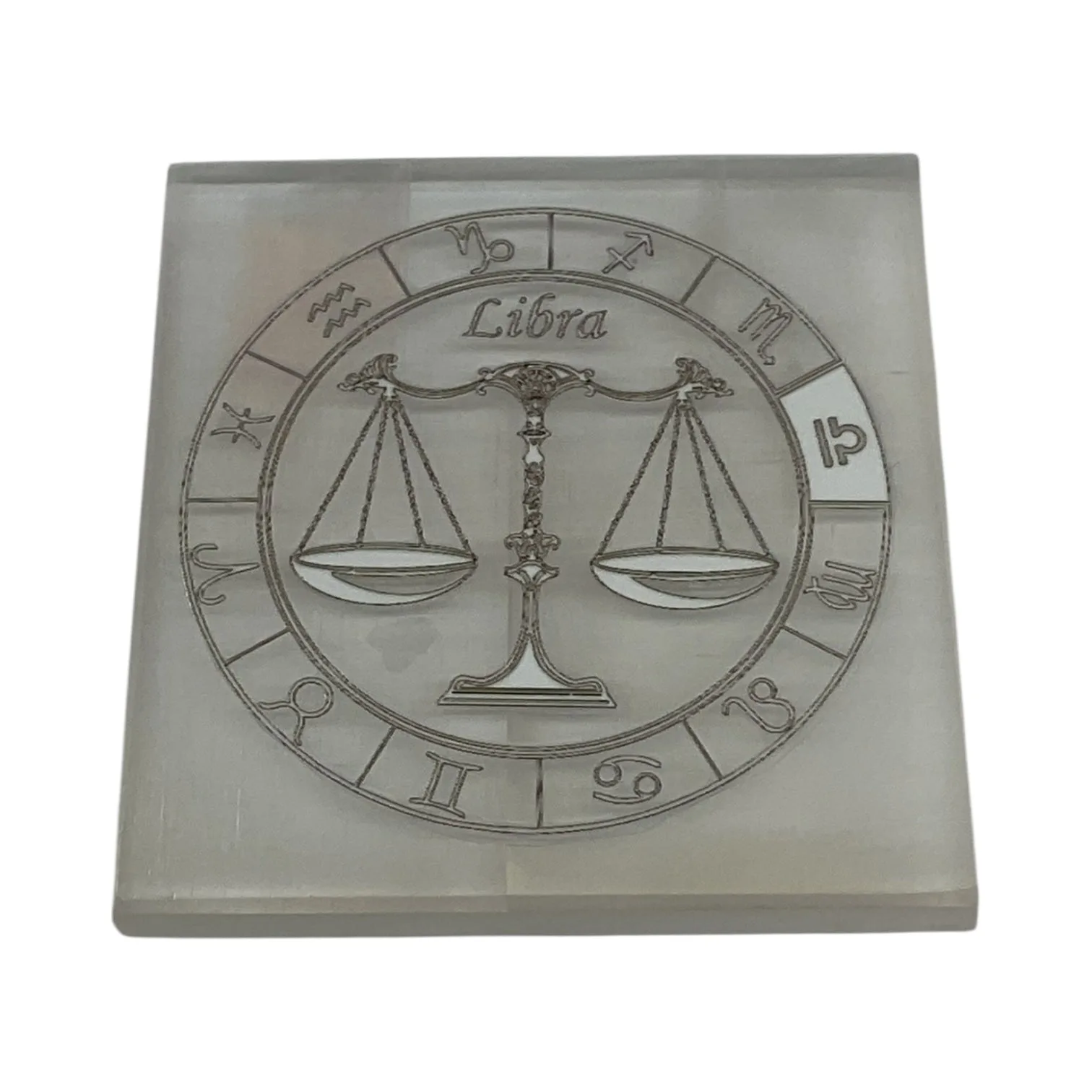 Selenite Square Charging  Plate