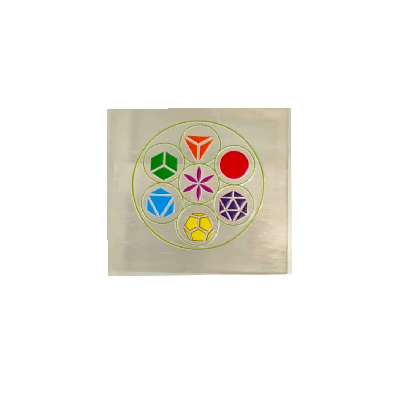 Selenite Square Charging  Plate