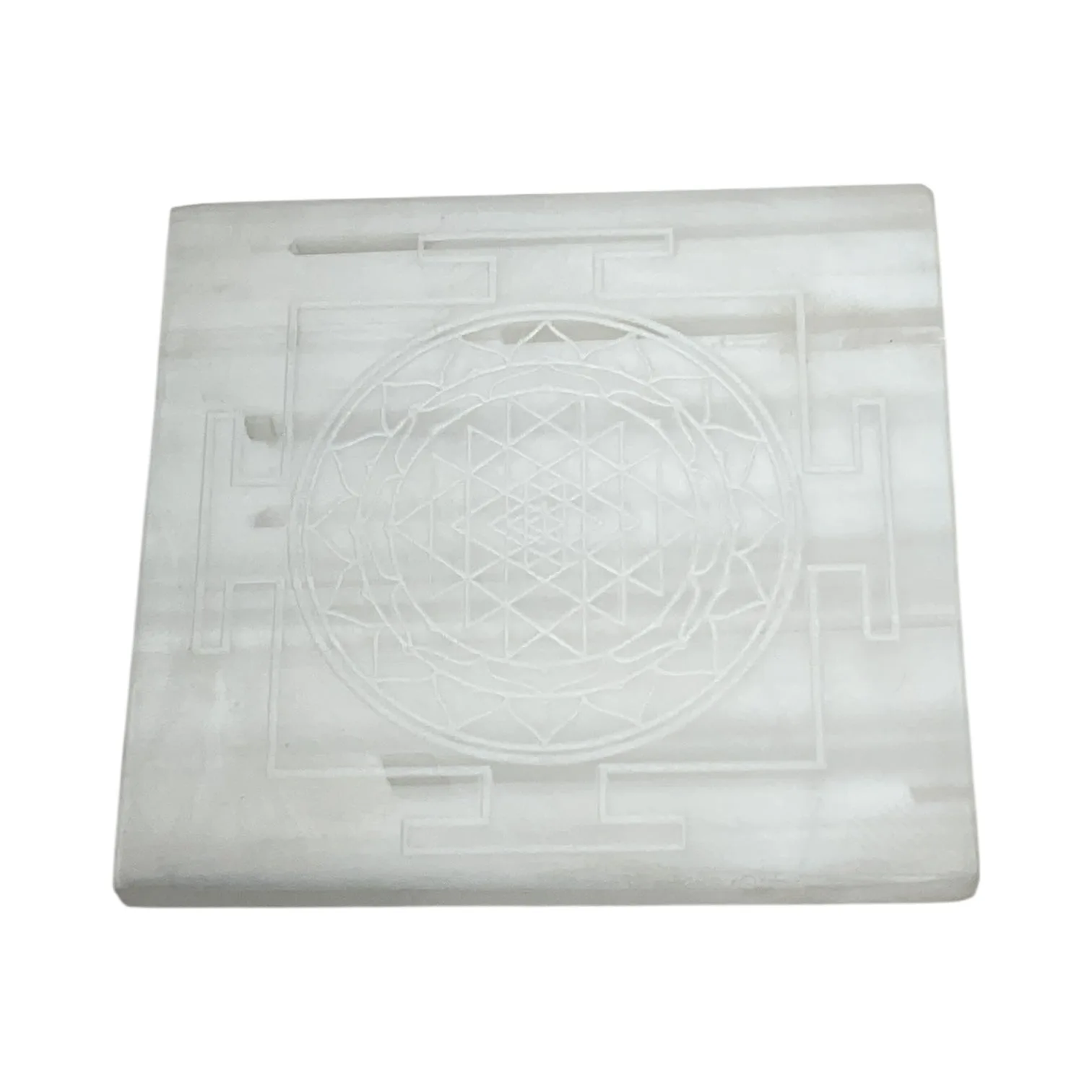 Selenite Square Charging  Plate