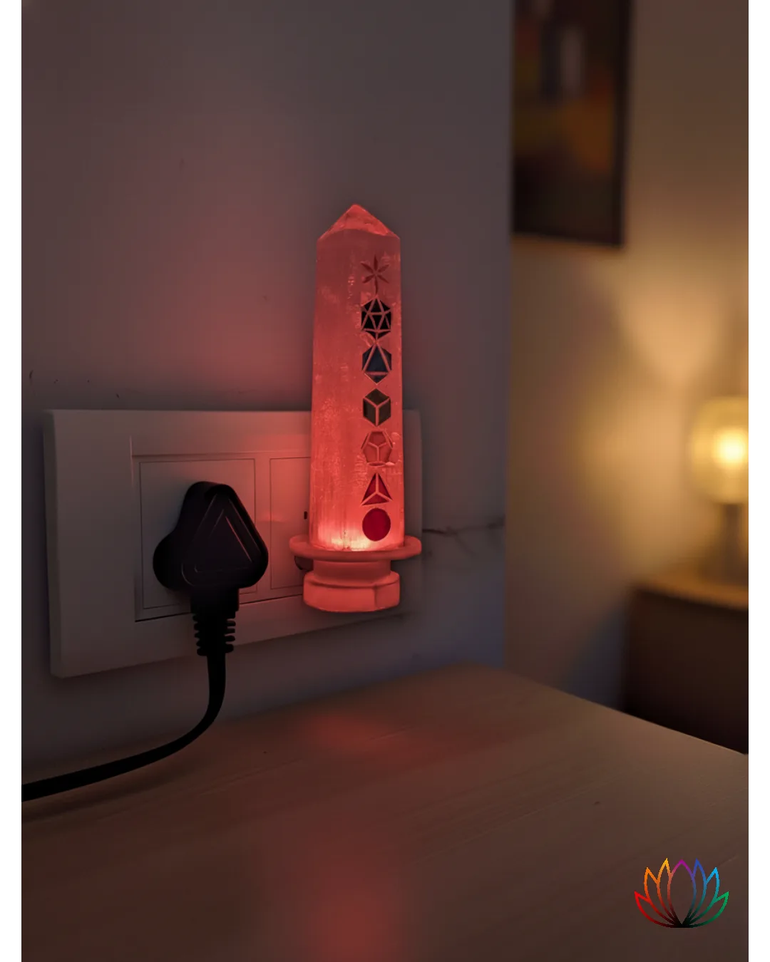 Selenite Pencil Lamp