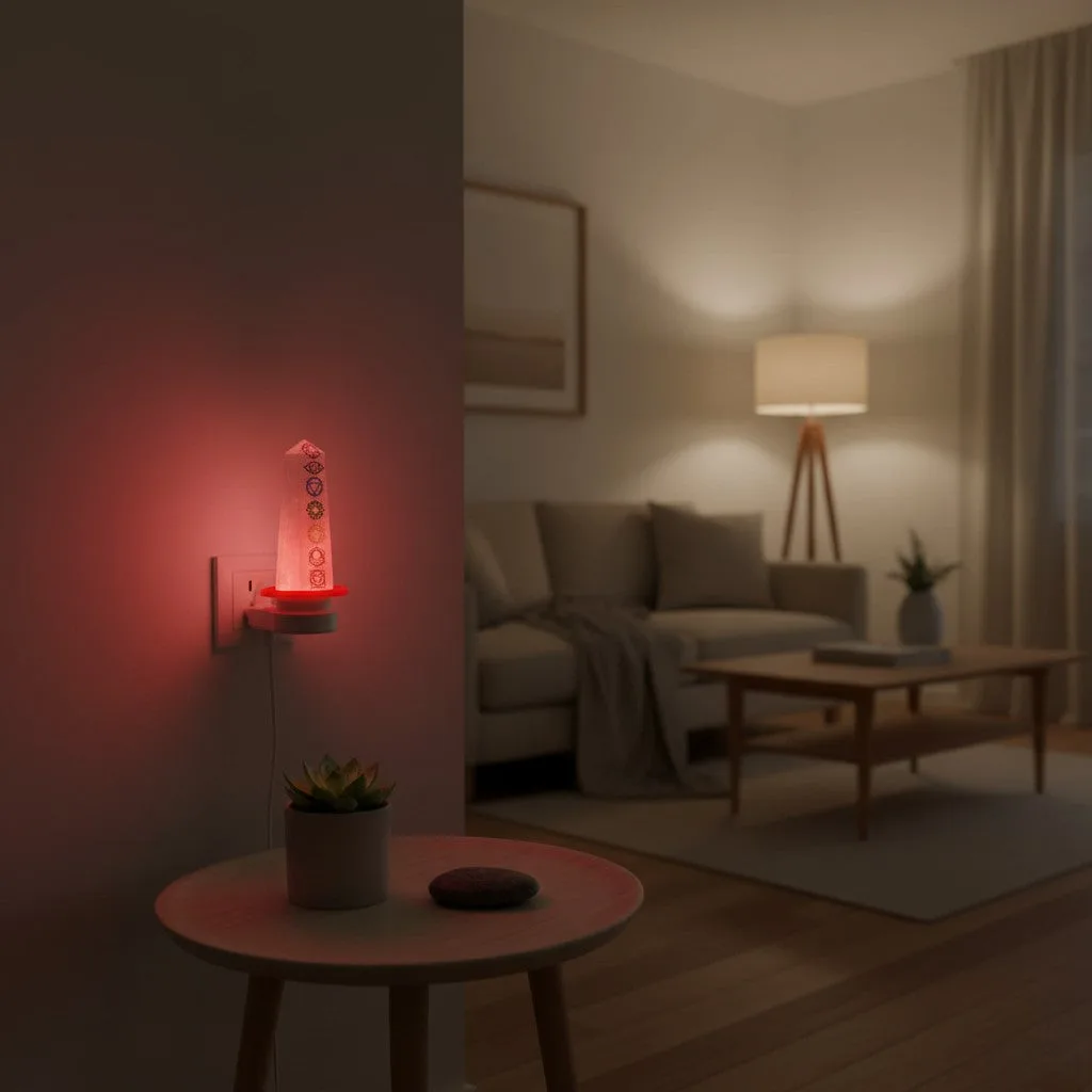 Selenite Pencil Lamp