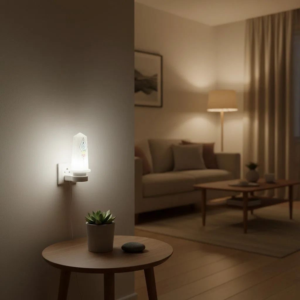 Selenite Pencil Lamp