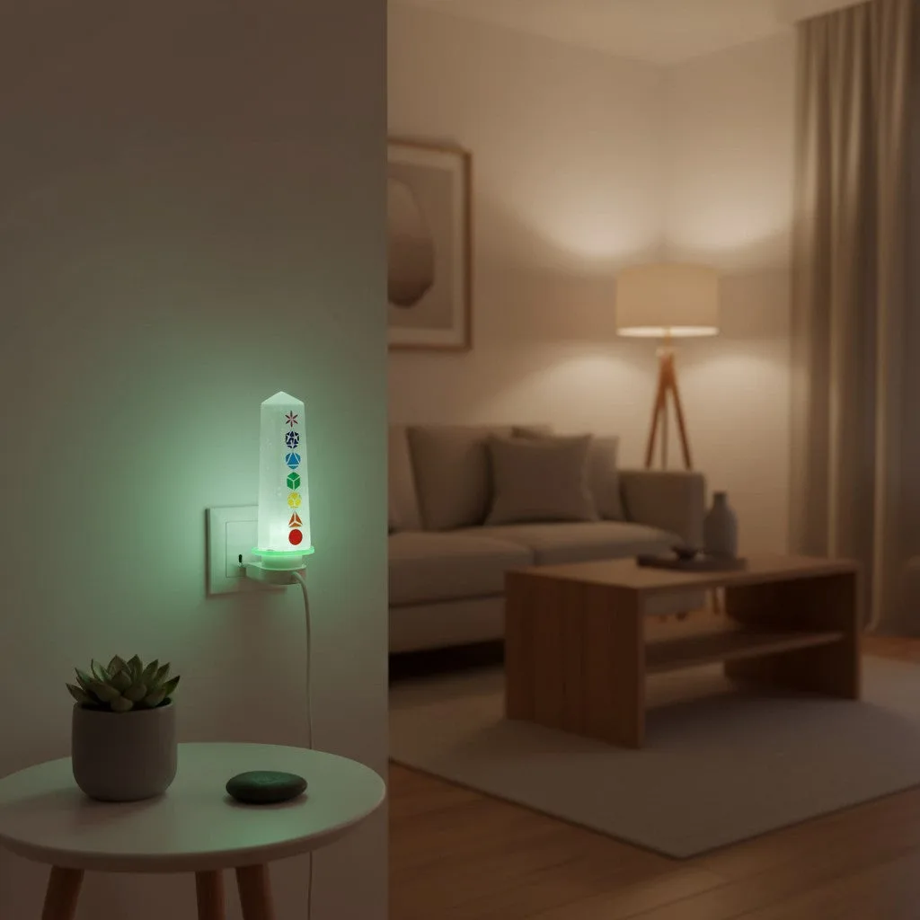 Selenite Pencil Lamp