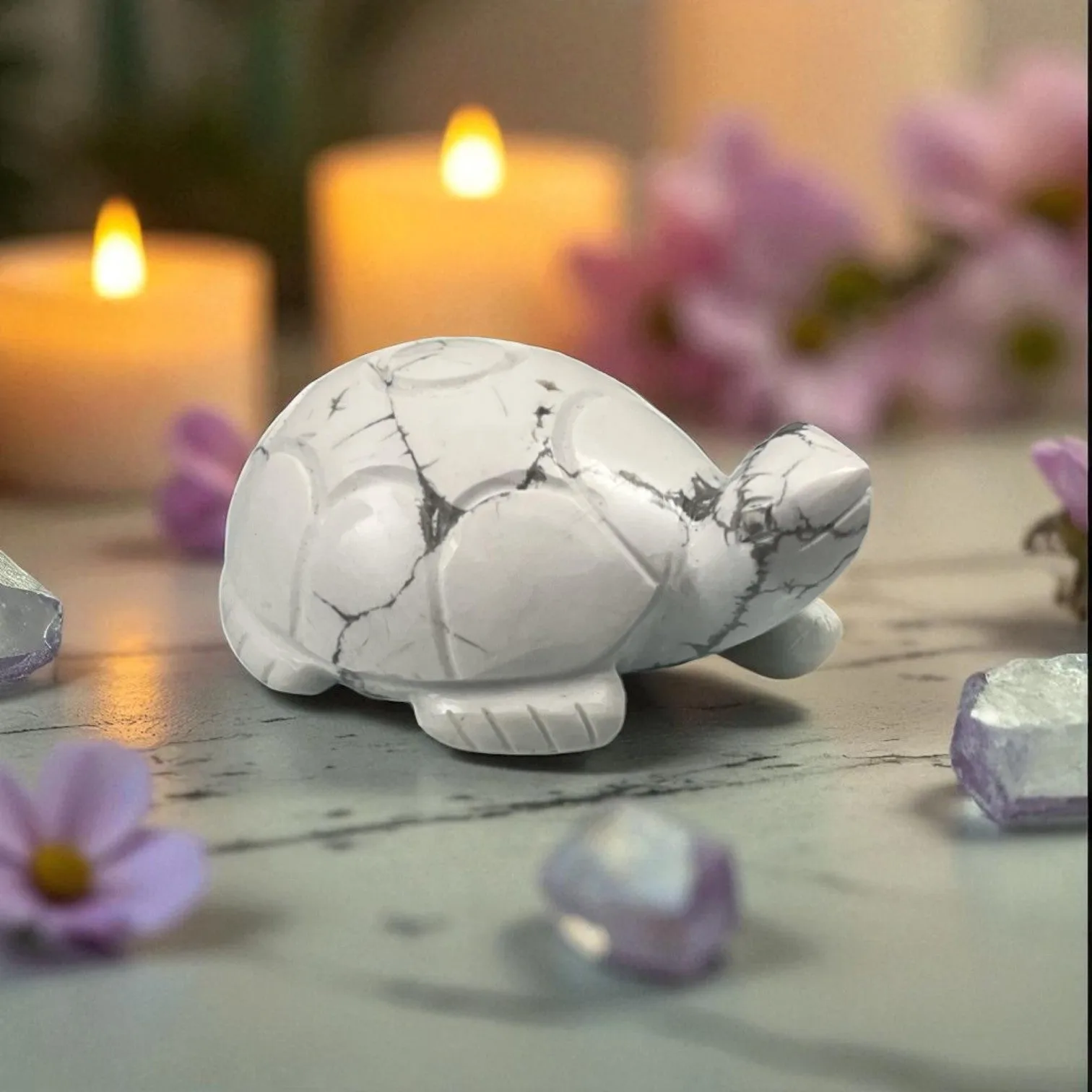 Howlite Turtle