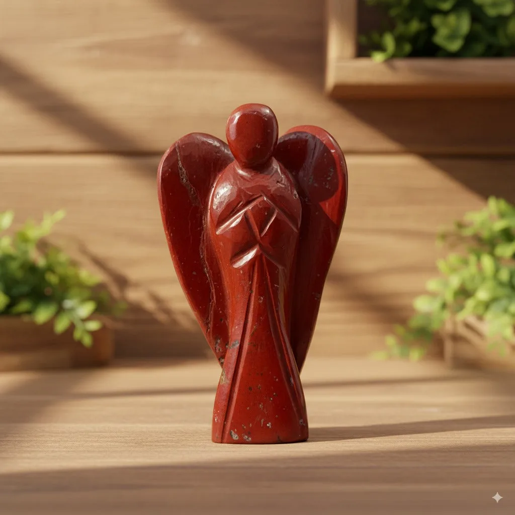 Red Jasper Angel-3
