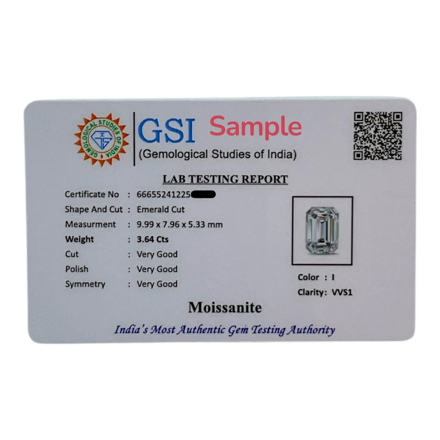 Moissanite - 1.61 Cts