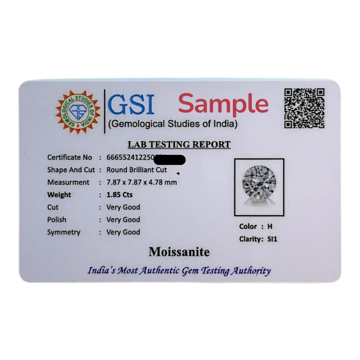 Moissanite - 4.13 Cts