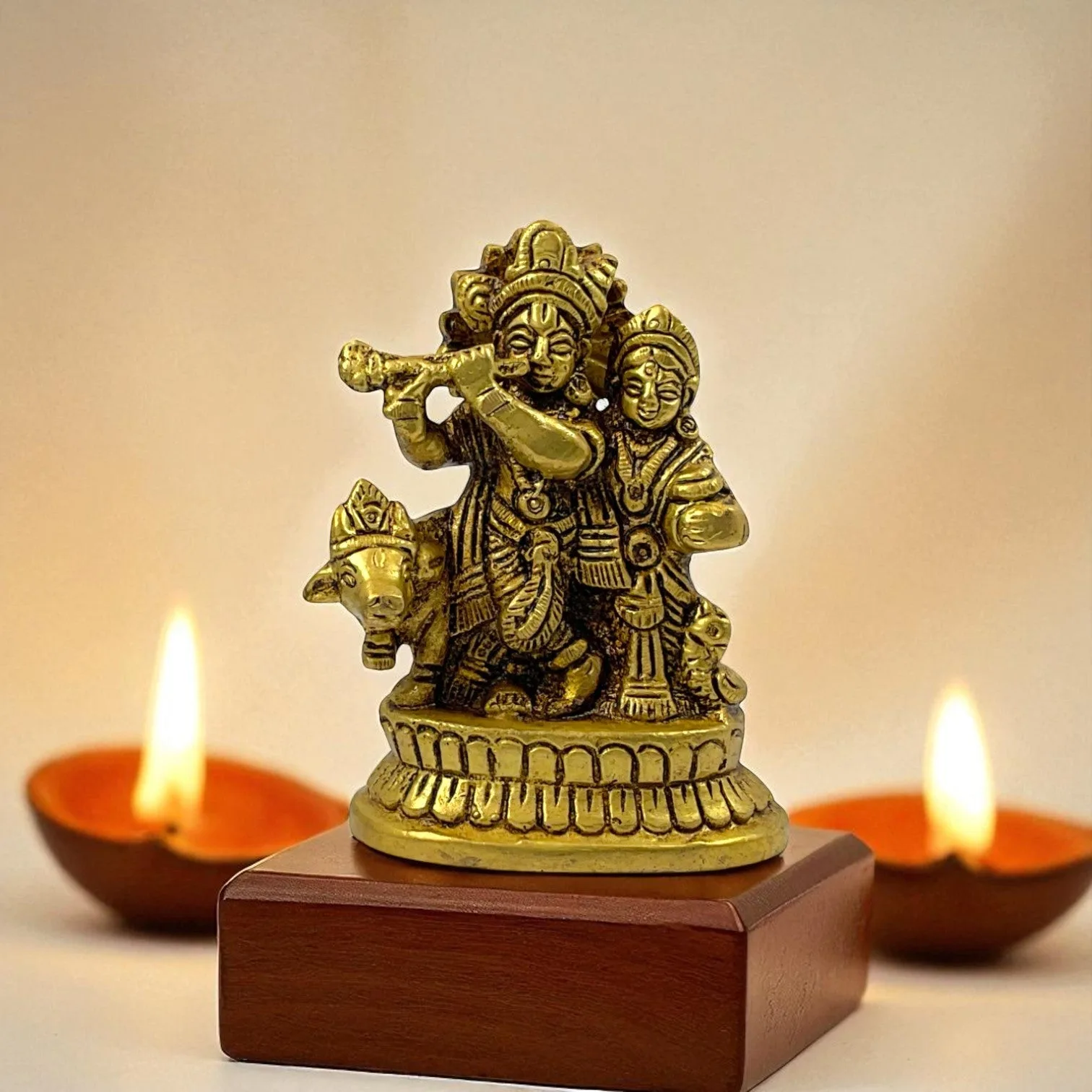 Brass Radha-Krishna ji