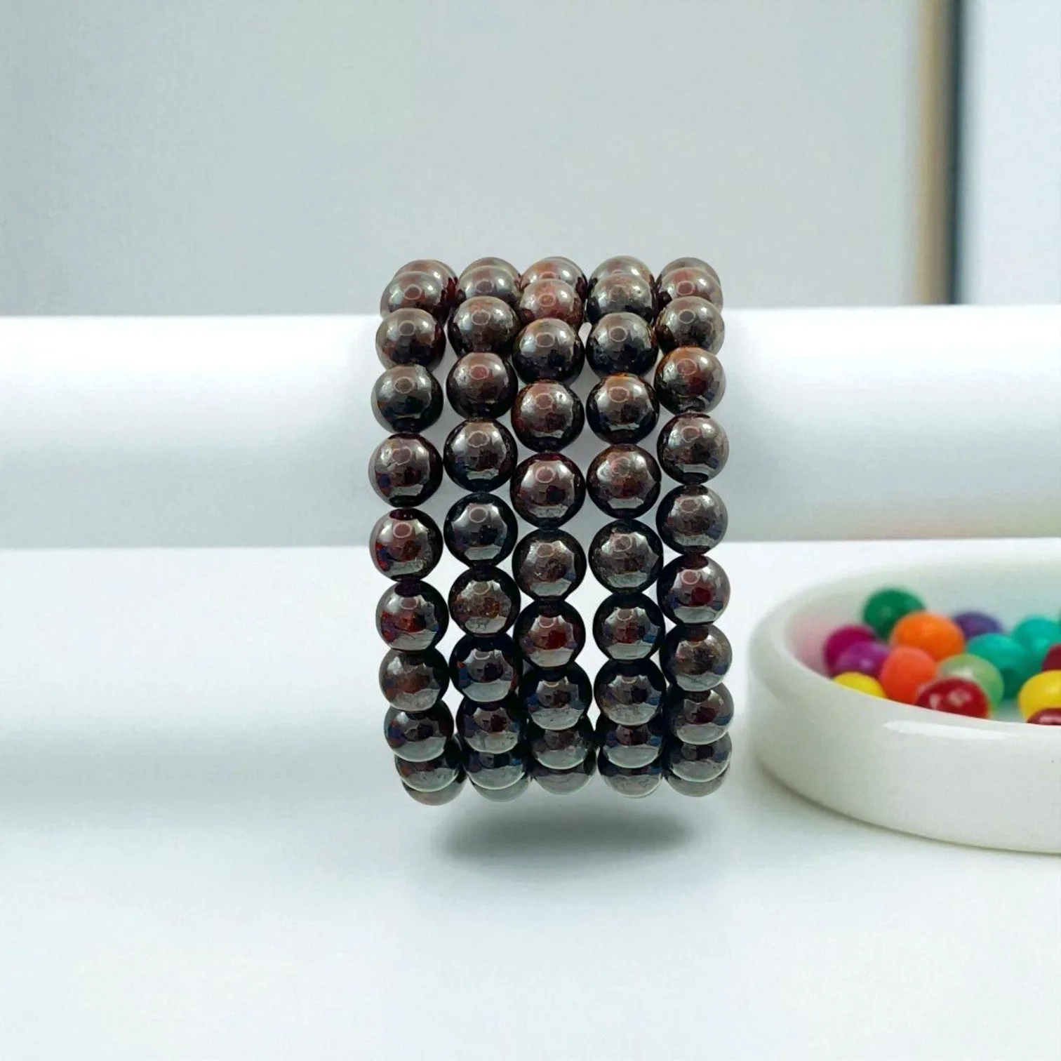 Garnet Bracelet for Balance & Energy
