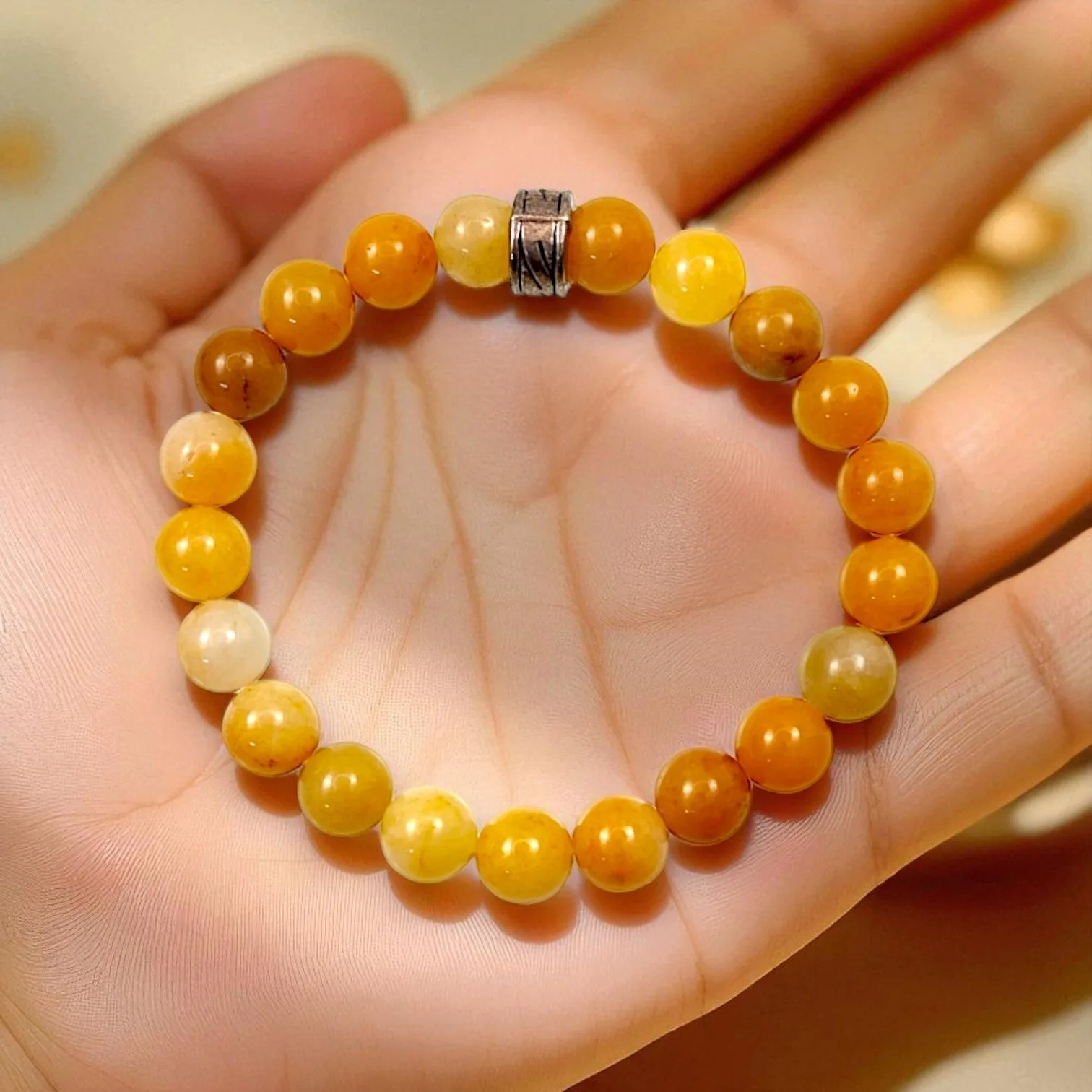 Yellow Aventurine Bracelet 8mm Beads