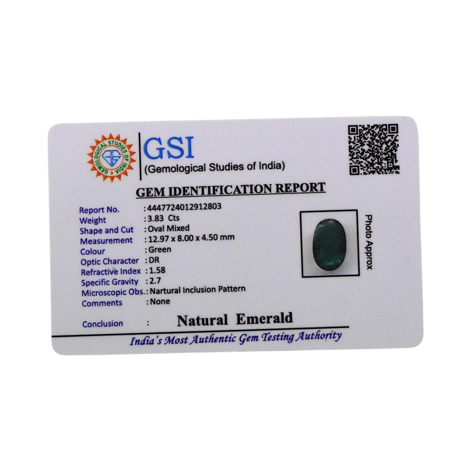 Emerald - 3.83 Carat