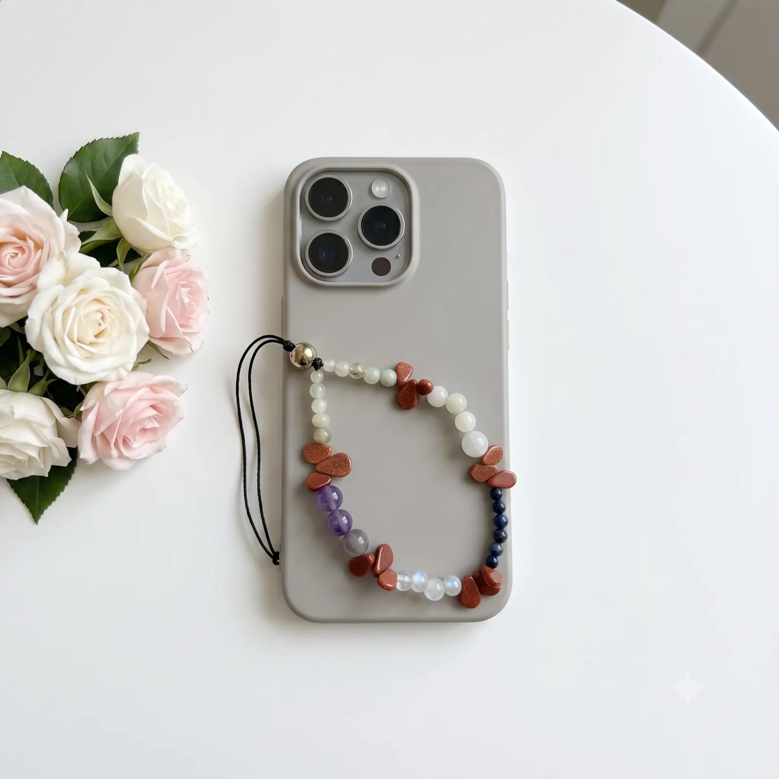 Premium Crystal Phone Hanging Multicolor Stones