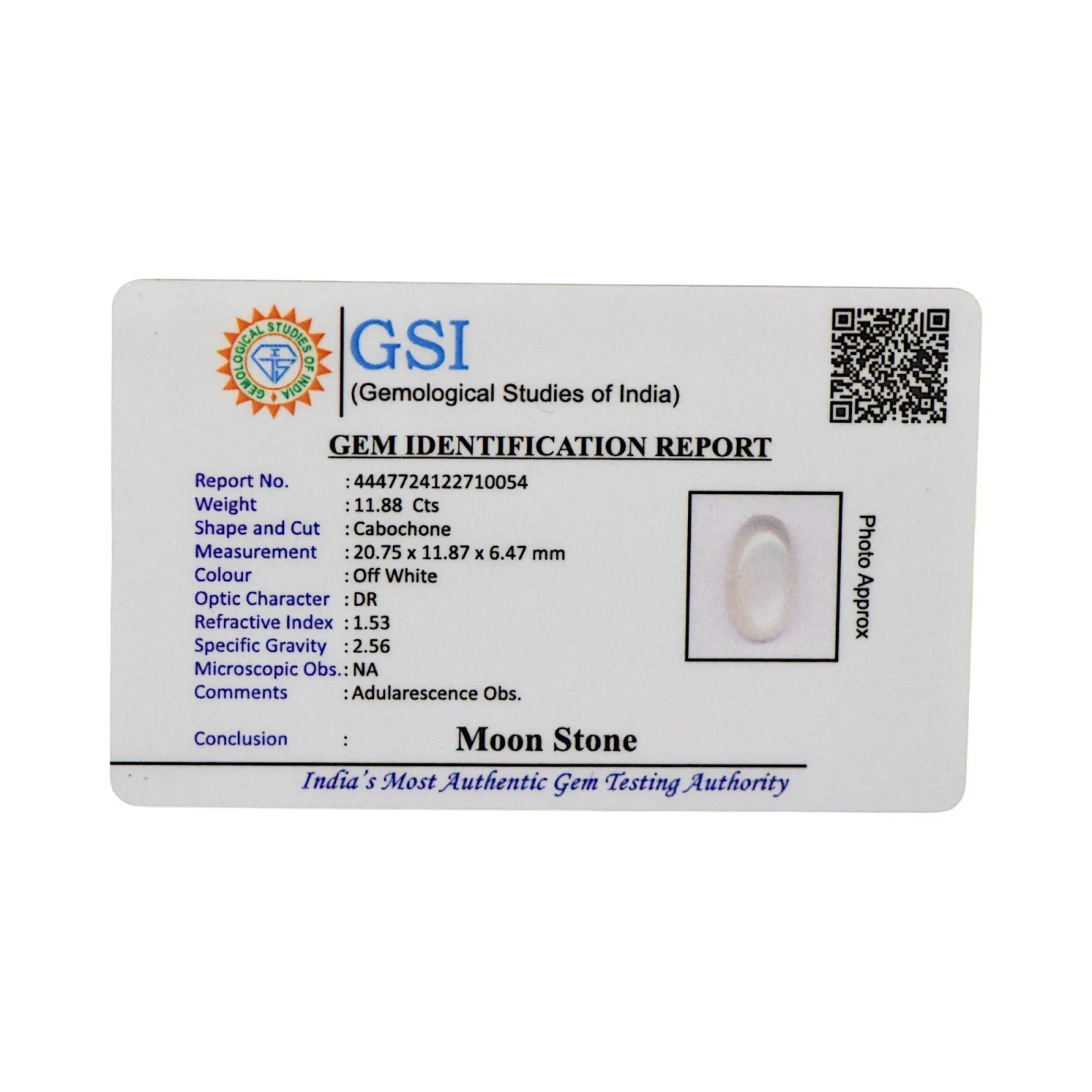 Moonstone - 11.88 Carat