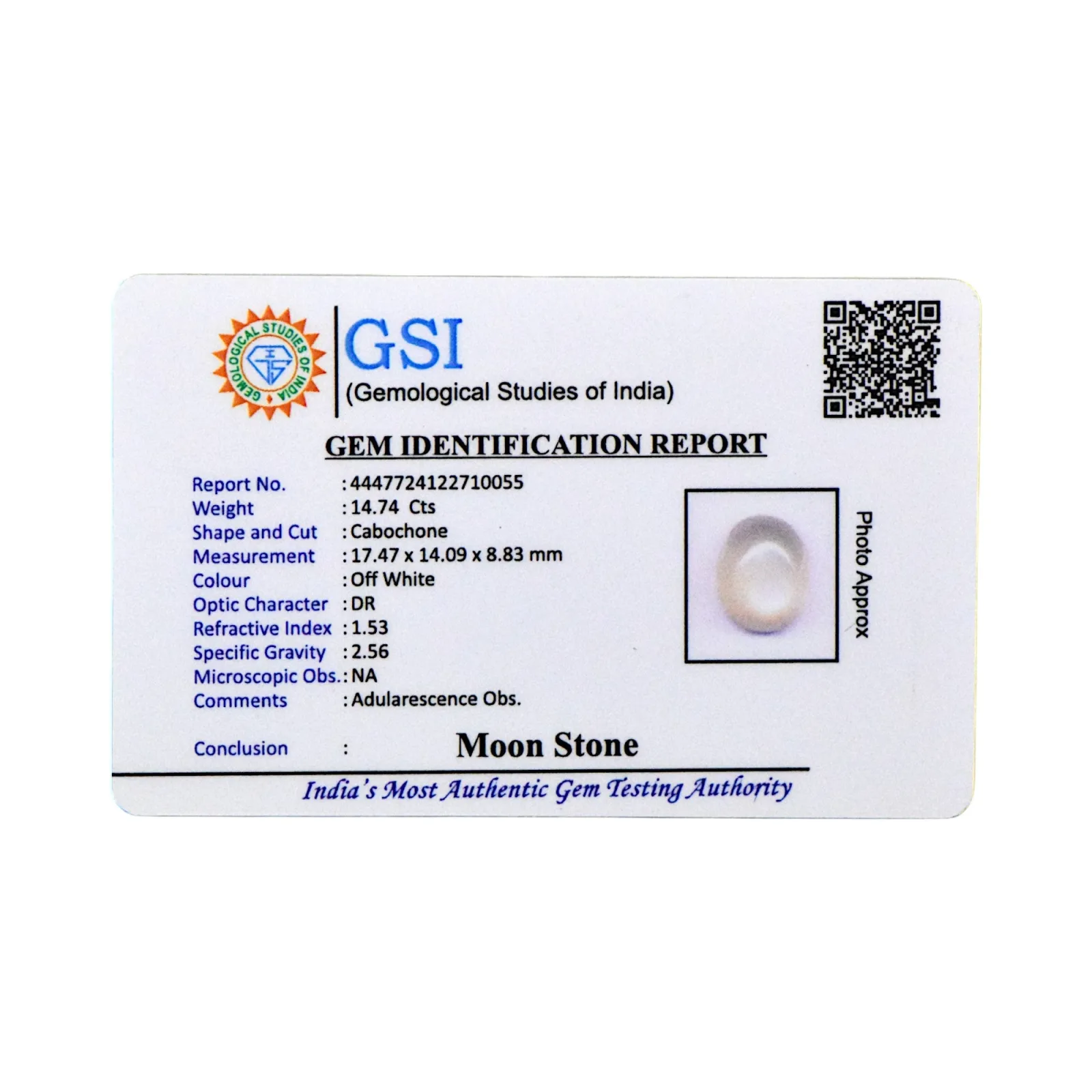 Moonstone - 14.74 Carat