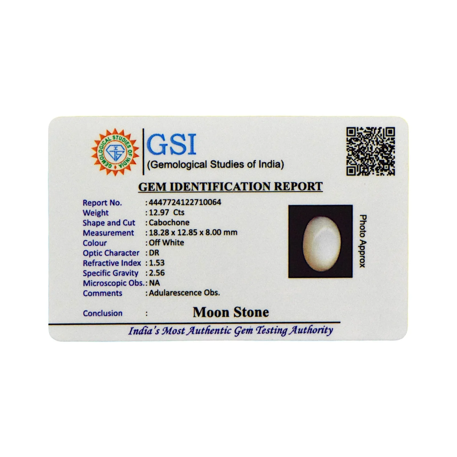 Moonstone - 12.97 Carat