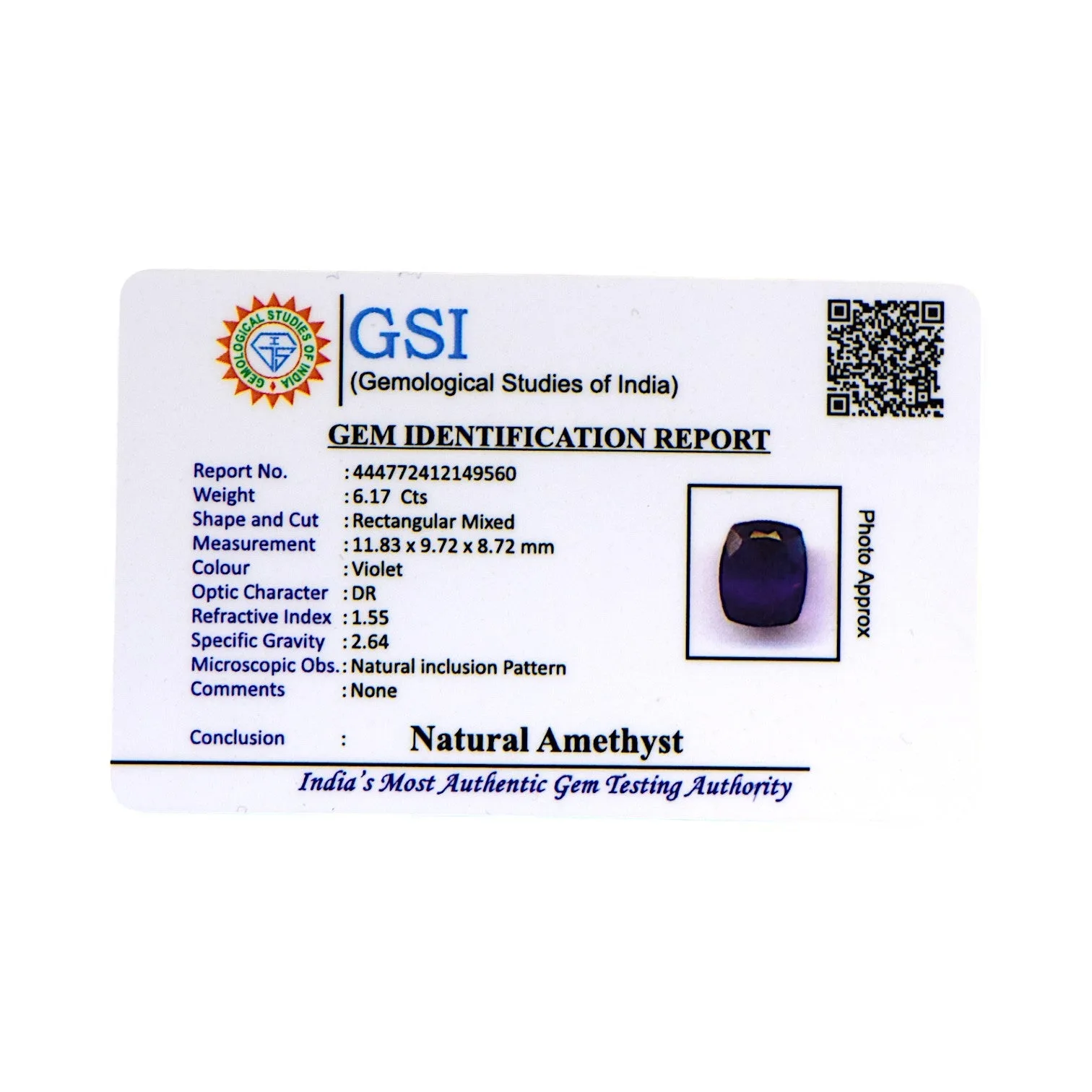 Amethyst - 6.17 Carat