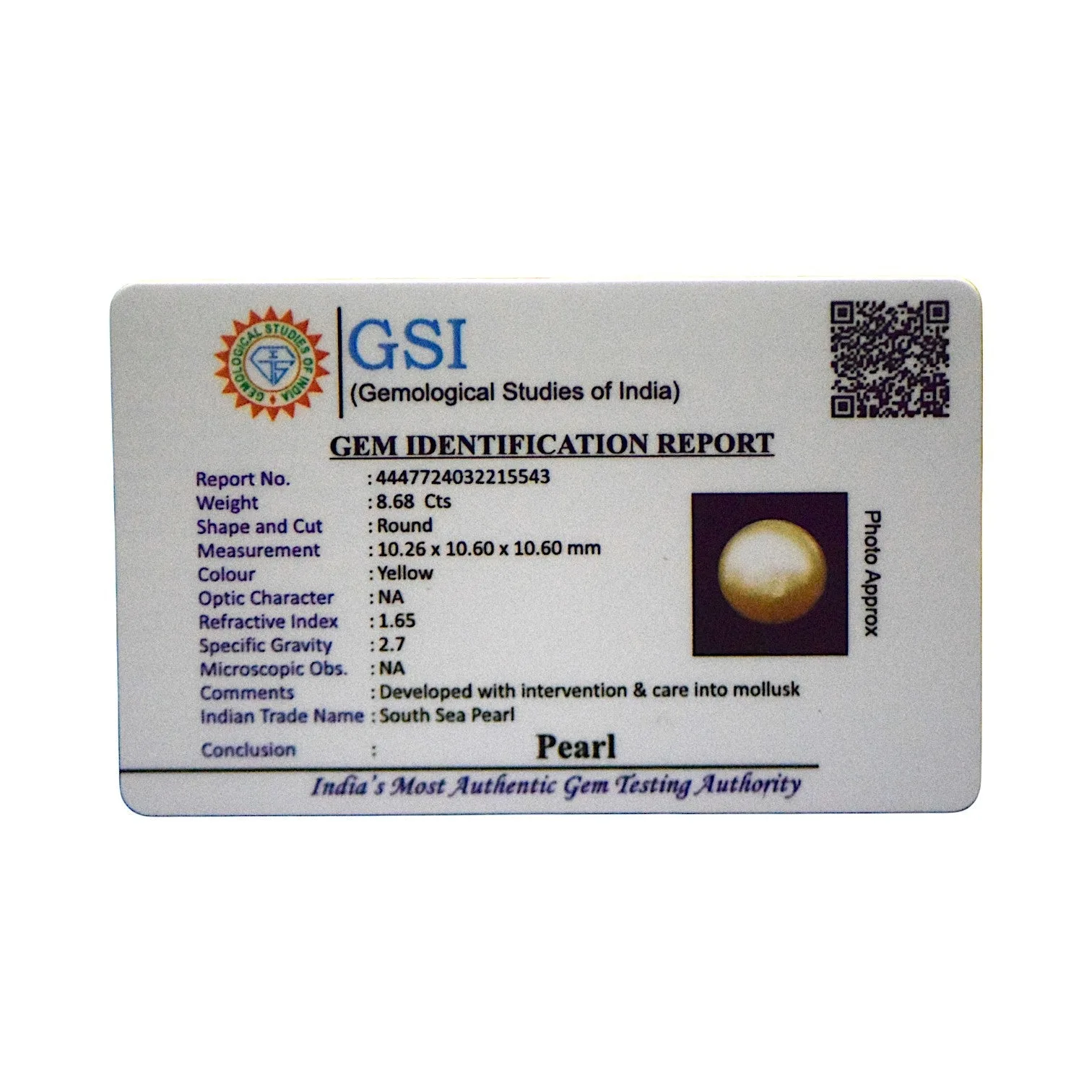 South Sea Pearl - 8.68 Carat