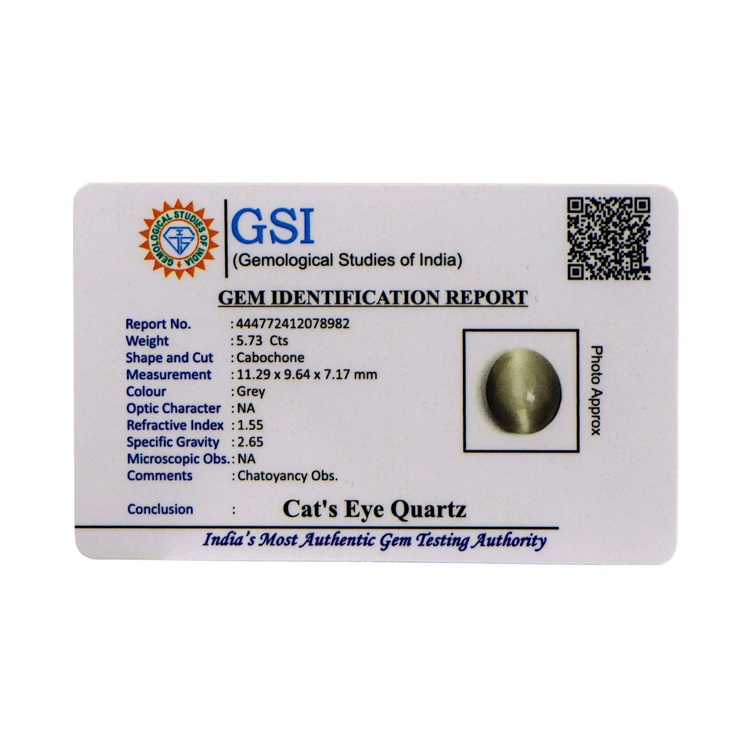 Cat's Eye - 5.73 Carat / AAA-Quality