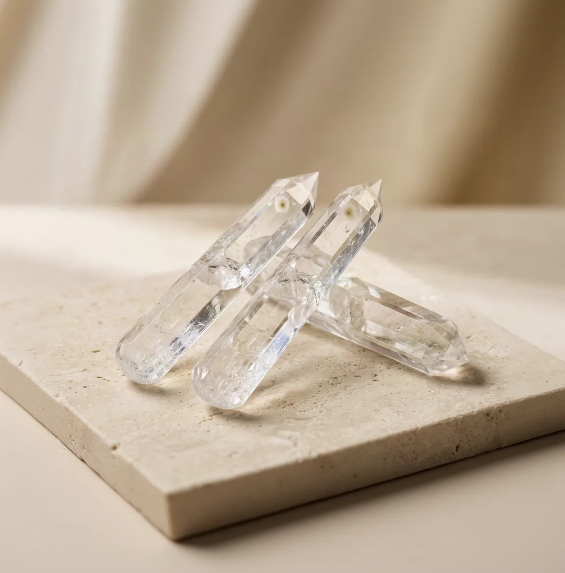 Big clear quartz (wand) 16 Cut (11 X 14 cm )