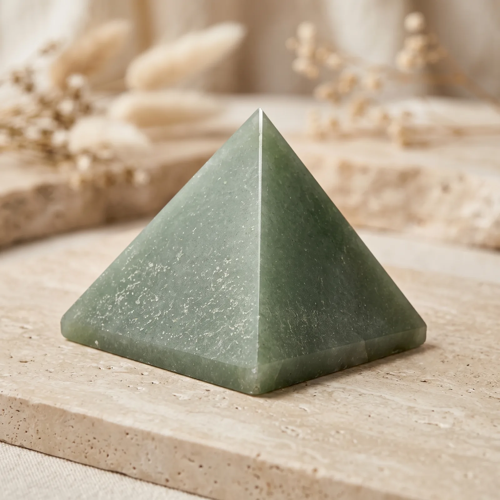 Light Green Aventurine Pyramid - 6-8 cm