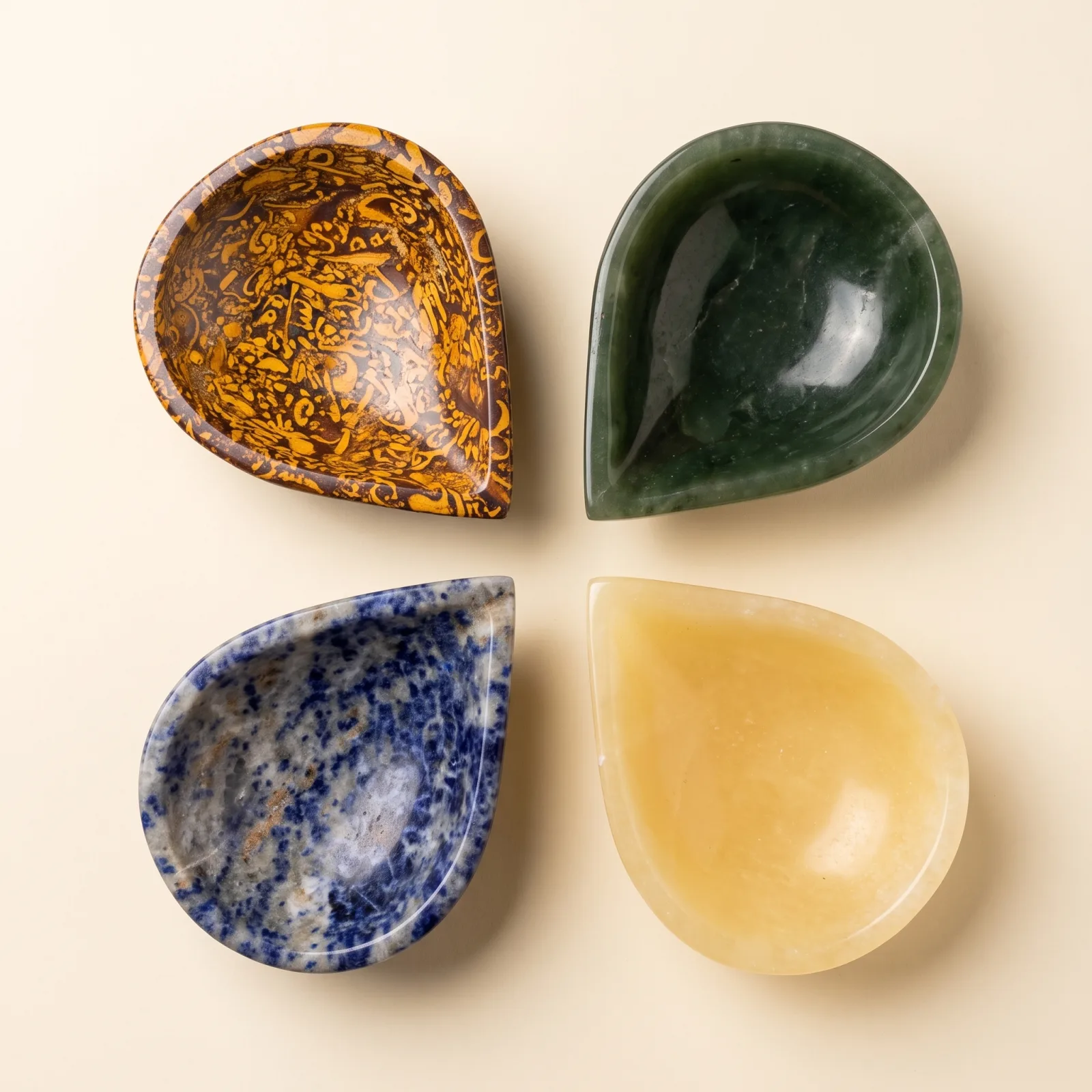 4 Stone Deepak Set