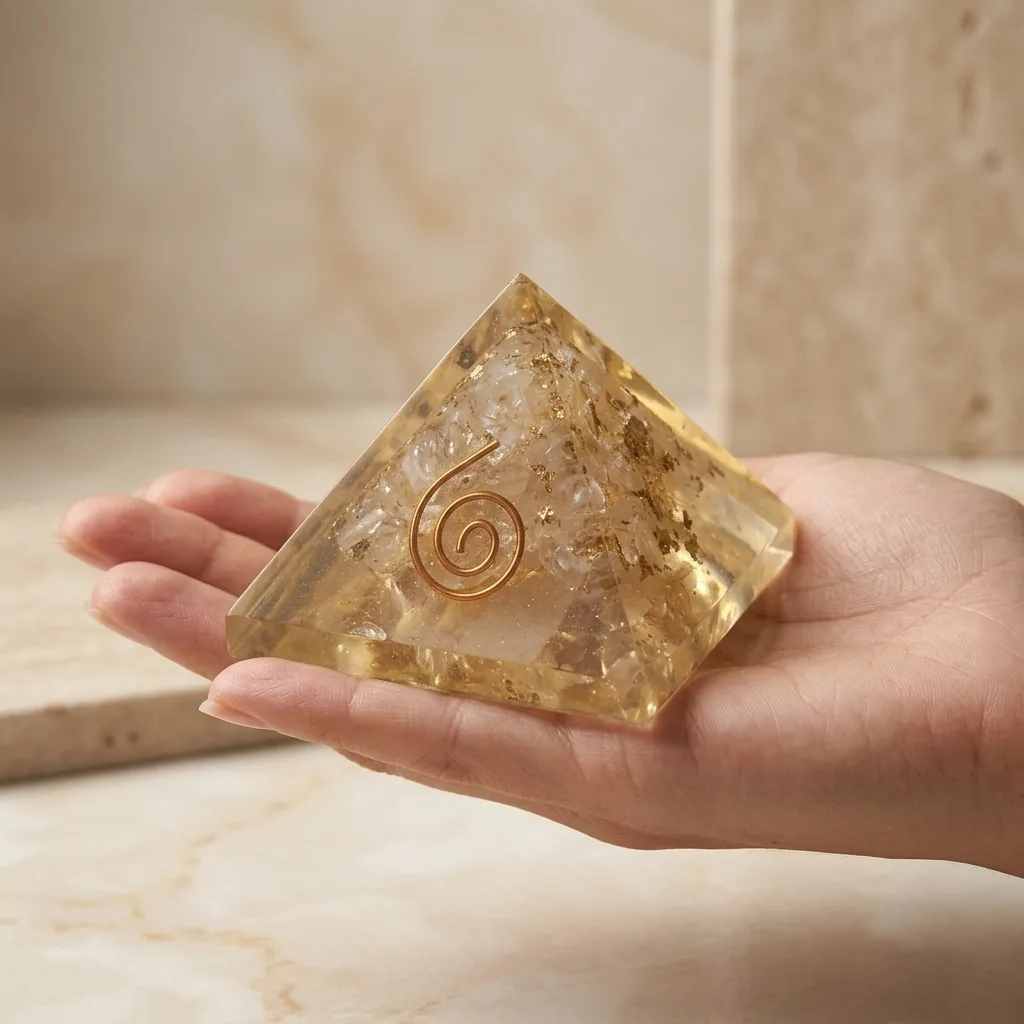 Clear Quartz Orgone - 4 cm