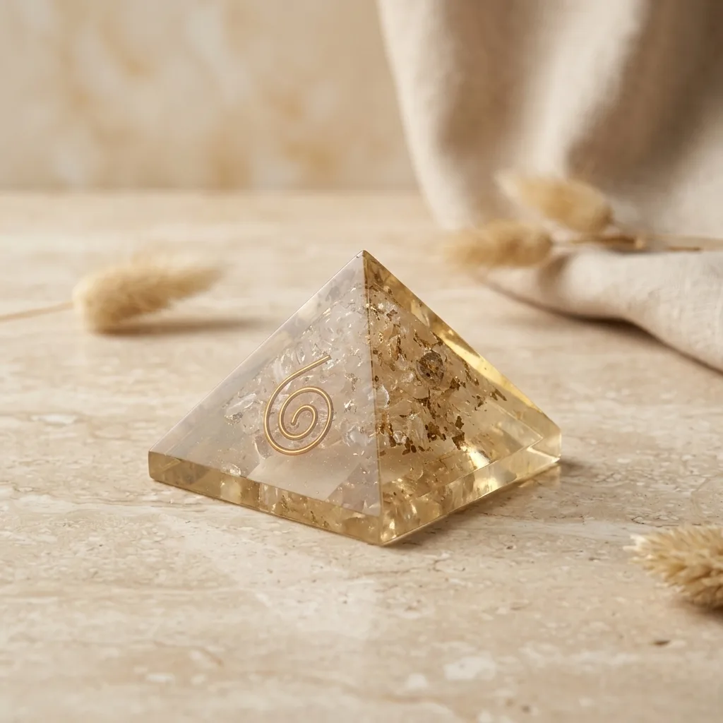 Clear Quartz Orgone - 4 cm