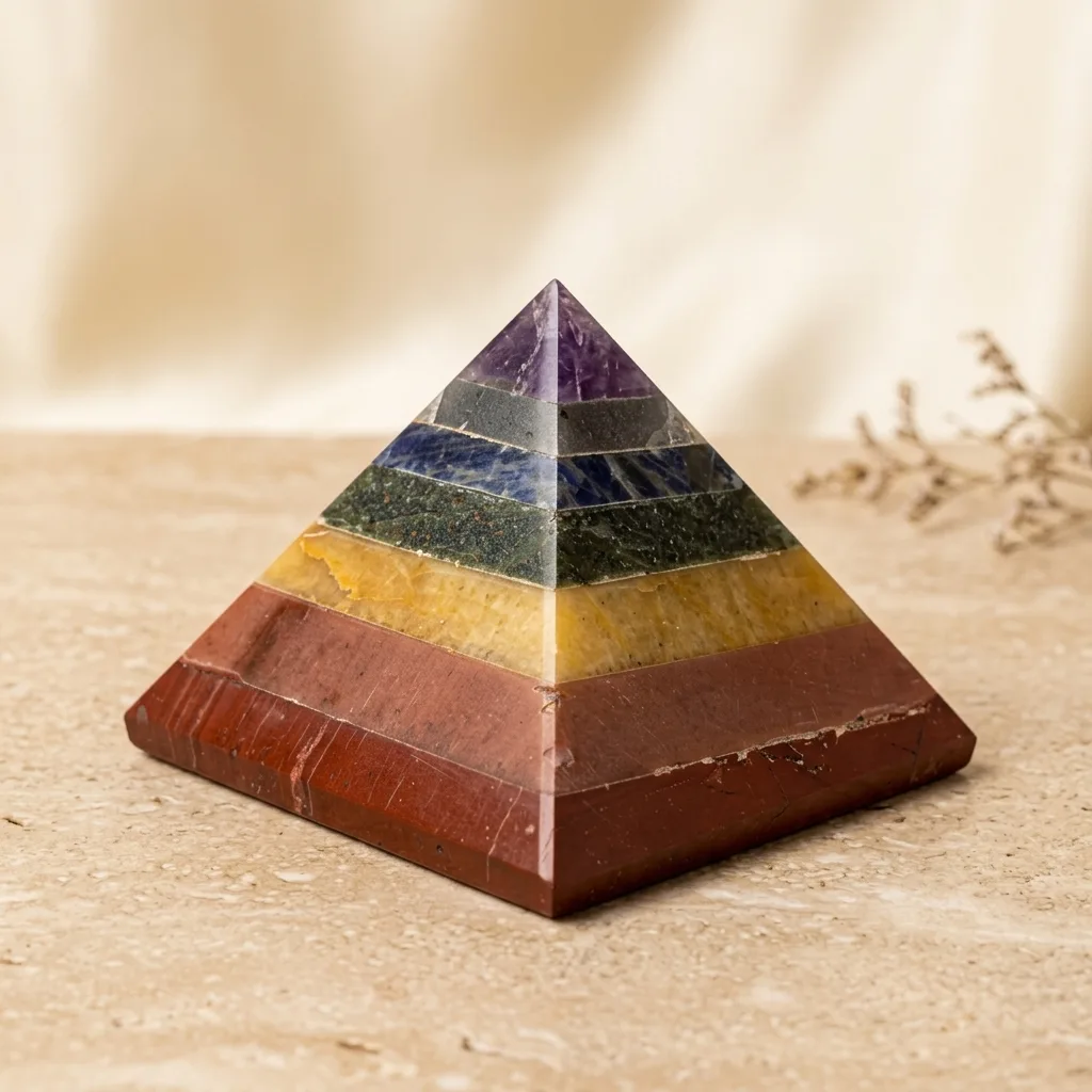 Seven Chakra Pyramid - 2.5 Cm