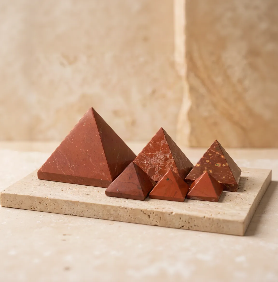 Red Jasper Pyramid - 5 – 6 cm