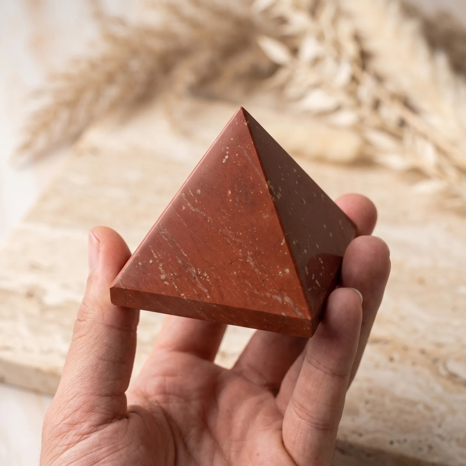 Red Jasper Pyramid - 5 – 6 cm