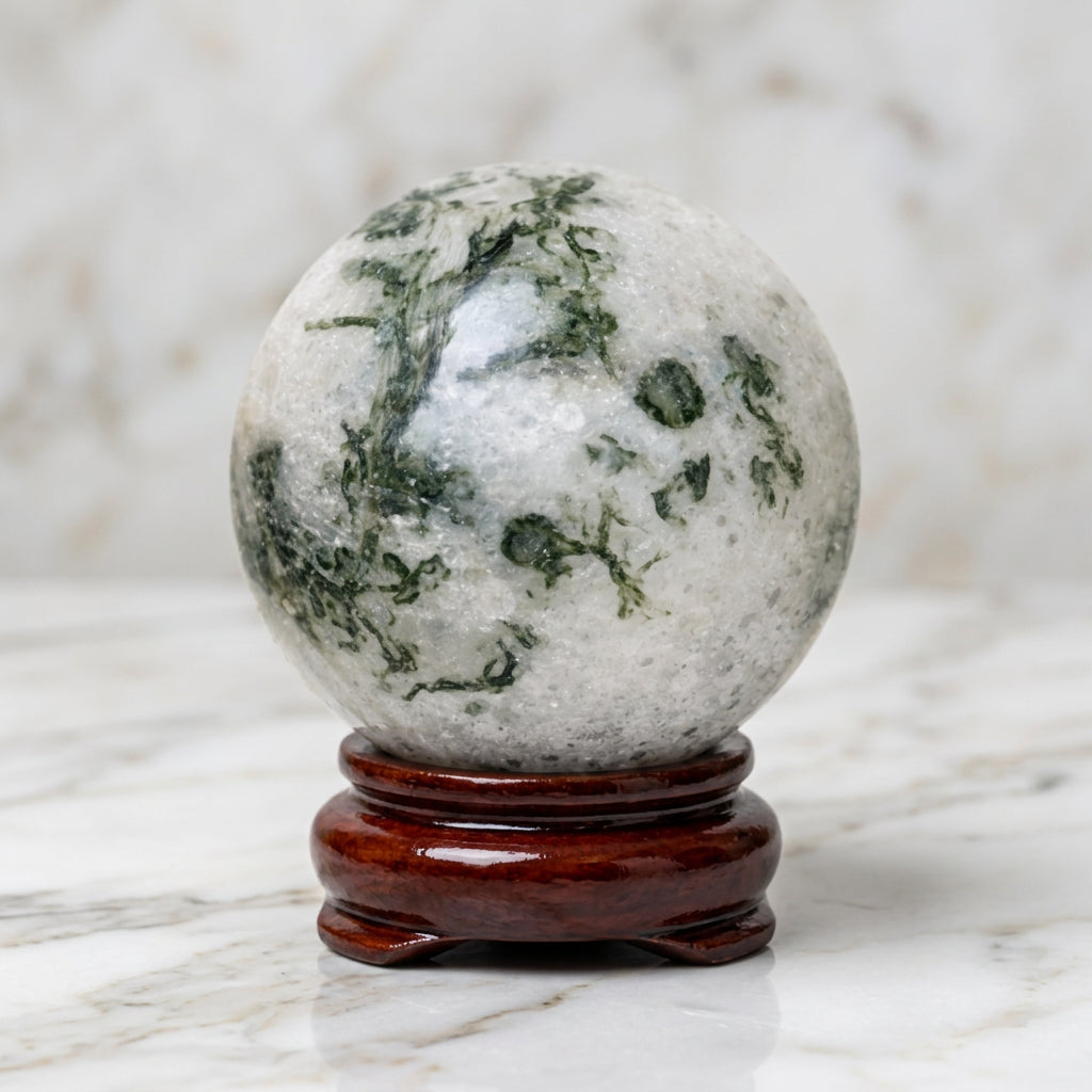 Tree Agate Ball