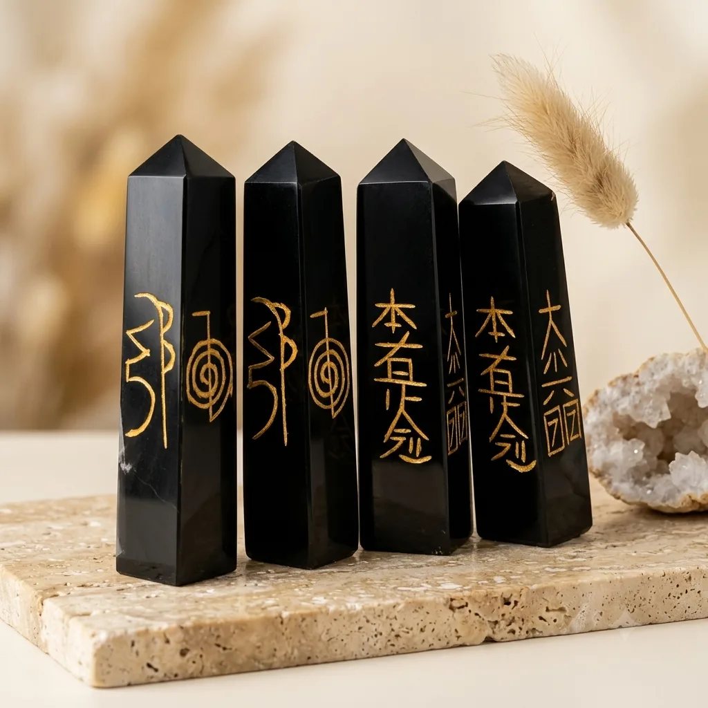 Black tourmaline  Tower Rekhi