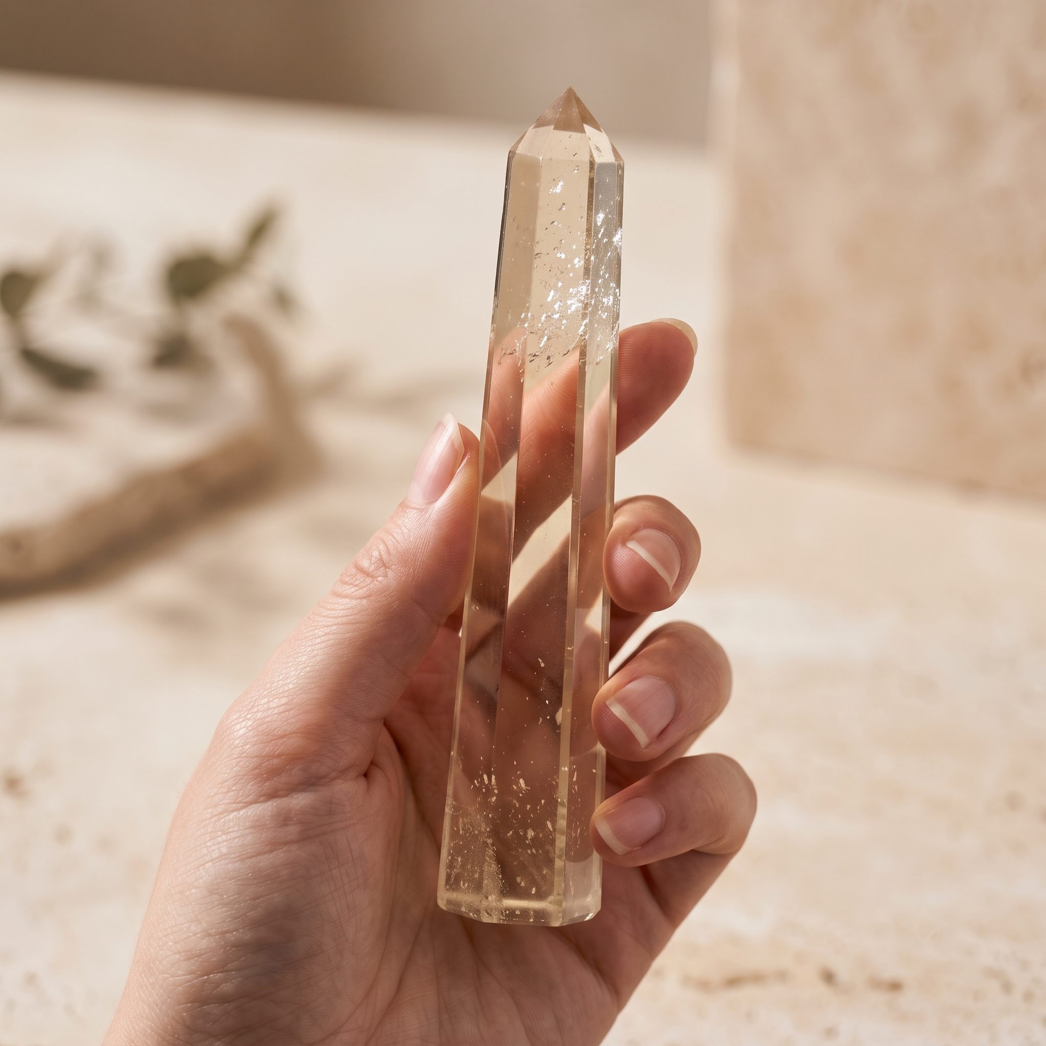 Clear Quartz Pencil VD