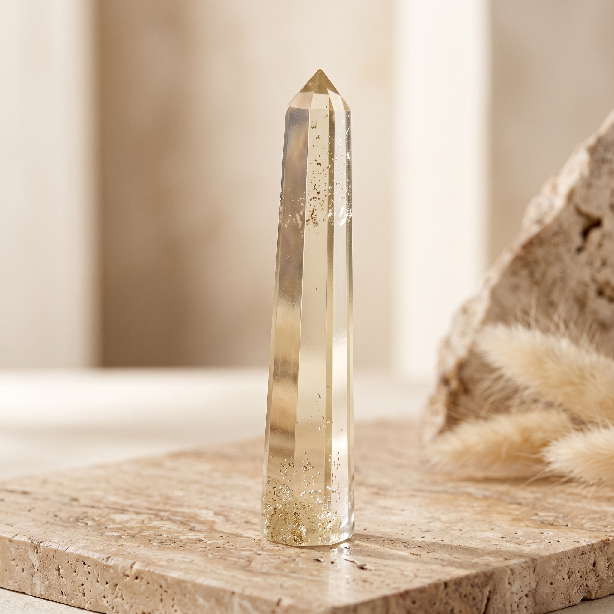 Clear Quartz Pencil ID
